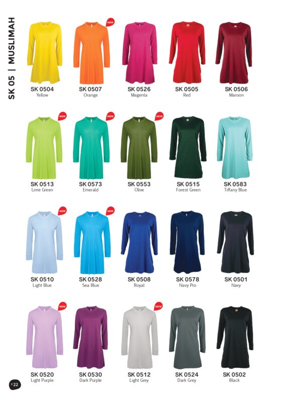 Tshirt jersey Muslimah Tshirt Labuh