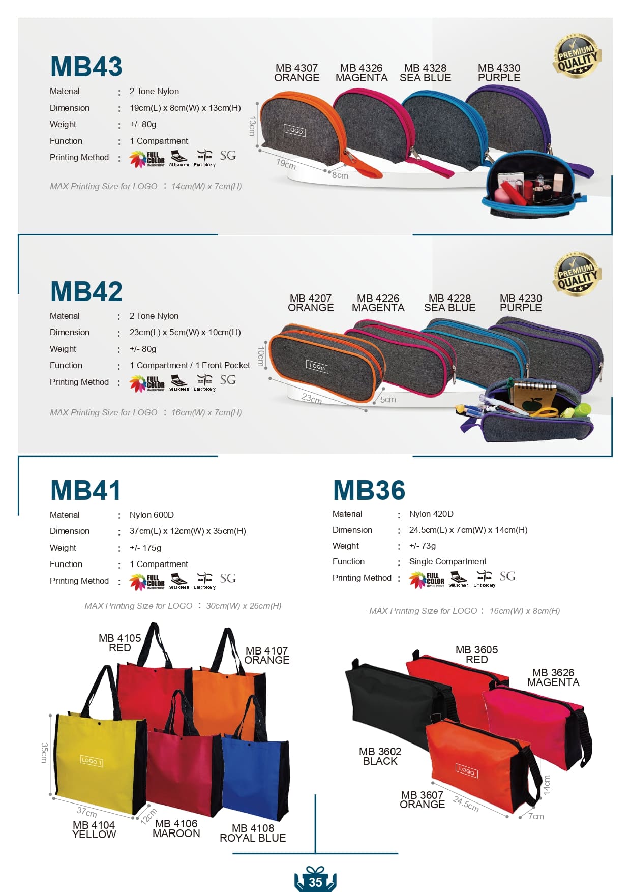 Personalized Multipurpose Bag for Corporate Gift & Event Souvenir