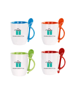 CR16 Ceramic Mug with Spoon (360ml)