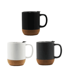 CR19 Ceramic Mug with Cork Base (400ml)