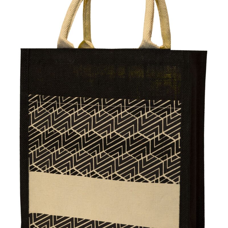 Laminated Jute Bag | 30×15×35cm Canvas Tote | Custom Logo Printing Available
