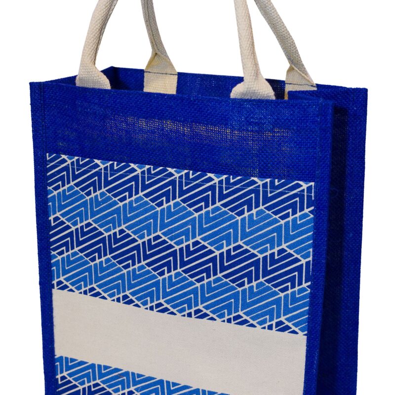 Laminated Jute Bag | 30×15×35cm Canvas Tote | Custom Logo Printing Available