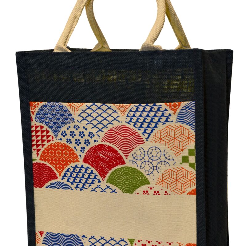 Laminated Jute Bag | 30×15×35cm Canvas Tote | Custom Logo Printing Available