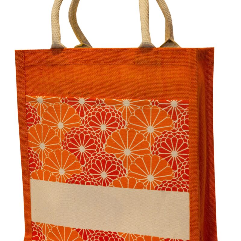 Laminated Jute Bag | 30×15×35cm Canvas Tote | Custom Logo Printing Available