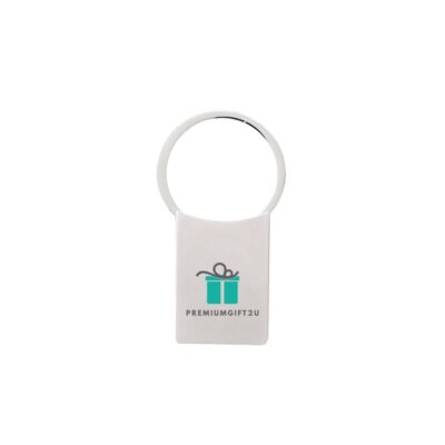 C24 Rectangle Metal Keychain