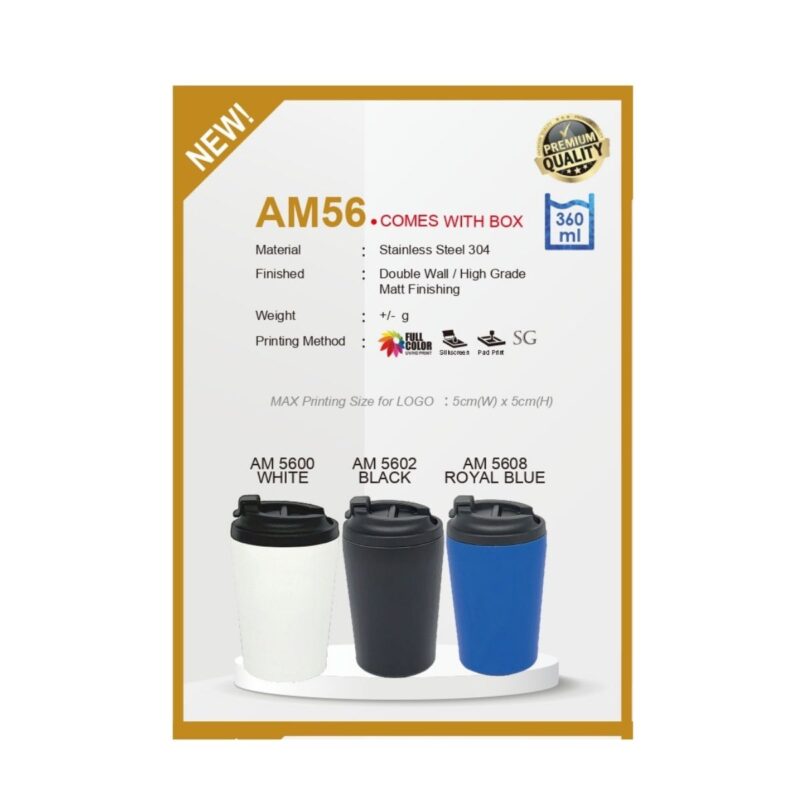 AM56 tumbler Double Wall custom Printing
