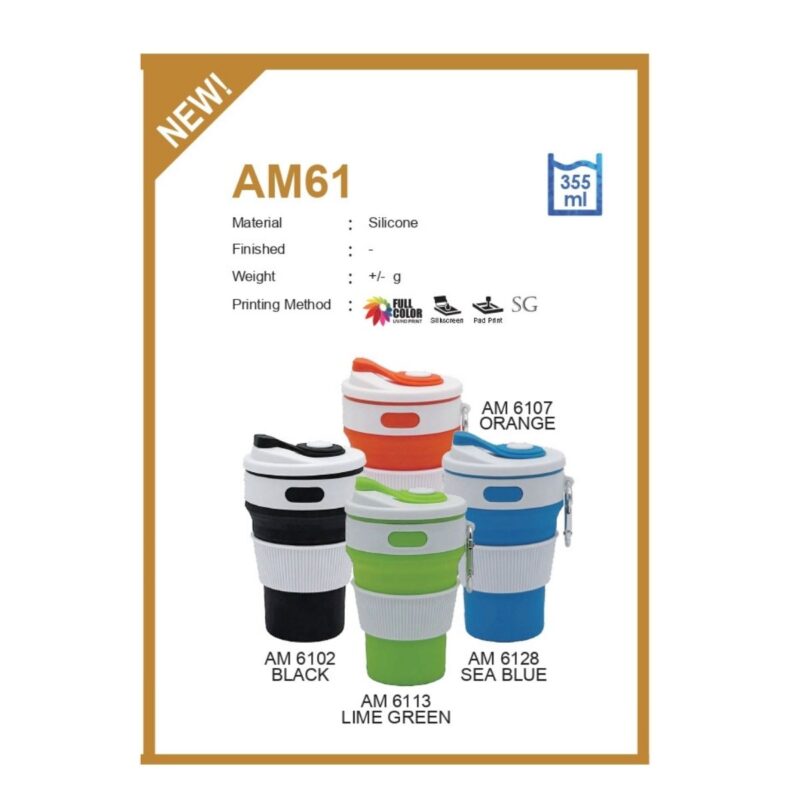 355 ml Collapsible Silicone Cup