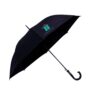 Black Coated J-Handle Umbrella